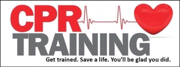CPR Training. Get trained. Save a life. You'll be glad you did.